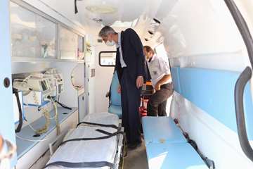 سفر یک روزه رئیس دانشگاه علوم پزشکی استان سمنان به شهرستان دامغان 